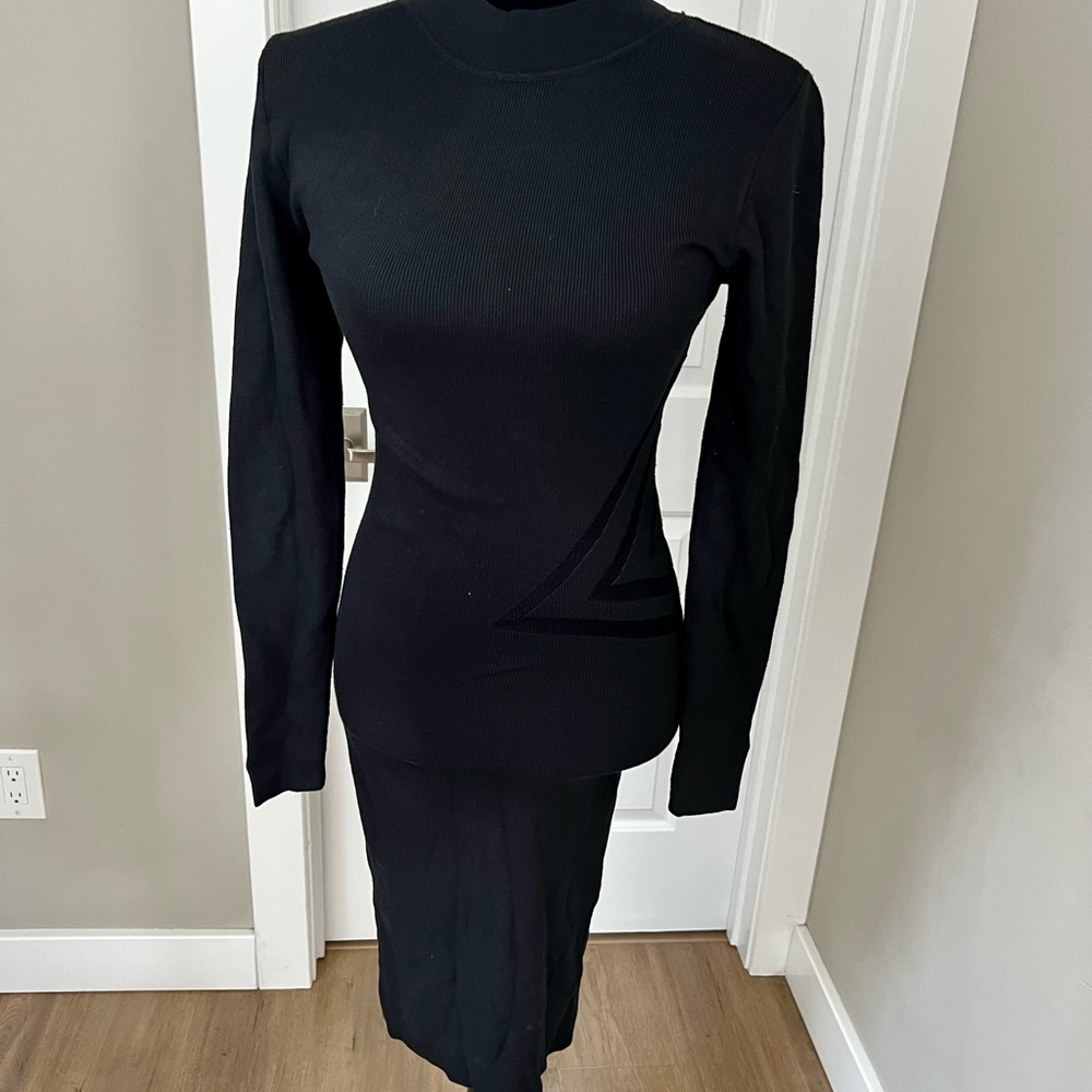 Black bodycon dress from Paris